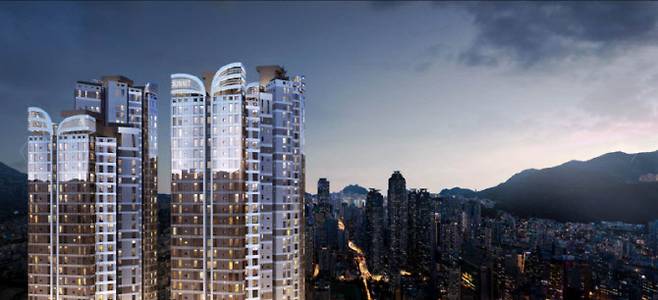 서면 써밋 더뉴 부분투시도