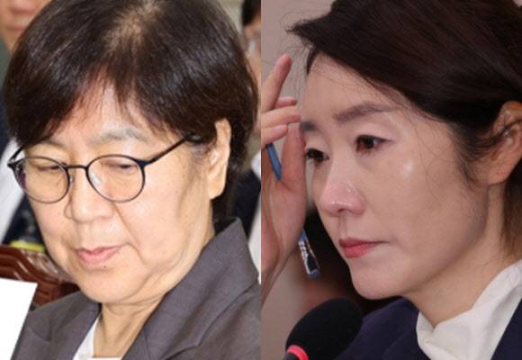 정은경 보건복지부 장관 후보자(왼쪽)와 강선우 여성가족부 장관 후보자. (사진=연합뉴스)