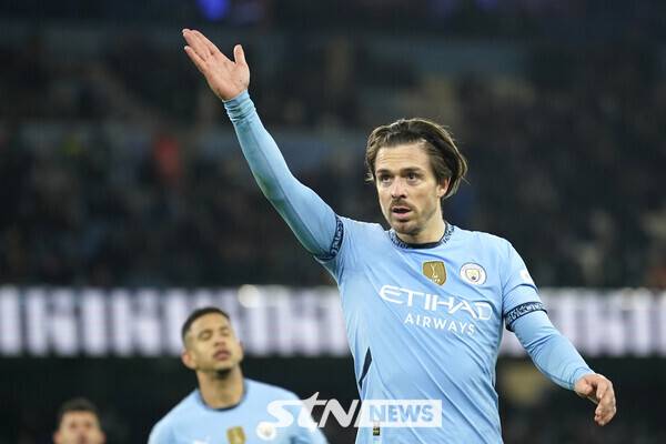 맨체스터 시티 공격형 미드필더 잭 그릴리시. /사진=뉴시스(AP)