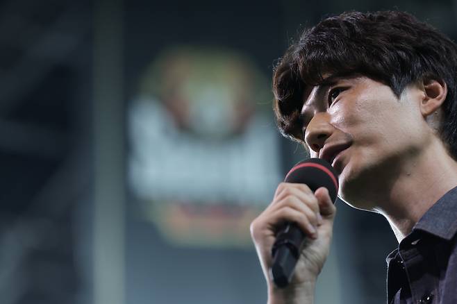 서울월드컵경기장/ K리그1/ FC서울 vs 포항스틸러스/ 서울 기성용/ 이적 전 마지막 인사/ 사진 곽동혁