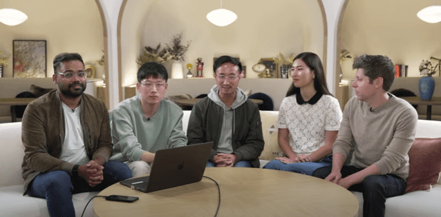 '챗GPT 에이전트' 라이브 시연 현장 (사진=오픈AI 유튜브 캡처)