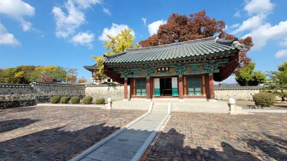 하공진을 모신 사당 경절사. 진주성 안에 있다. [사진 진주시]