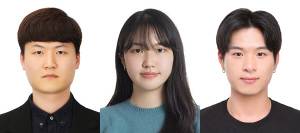 수상 학생들 사진. 왼쪽부터 박정현, 김고은, 이종한