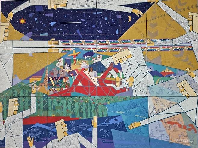 이도선 작가의 2025년 작품 '하나님의 천지창조'. 이도선 작가 제공