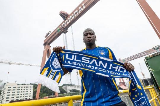 울산 입단한 말컹. 사진[연합뉴스]