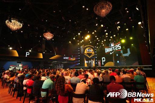 14일(한국시간) 애틀란타에서 진행된 MLB 드래프트 장면. 사진=ⓒAFPBBNews = News1