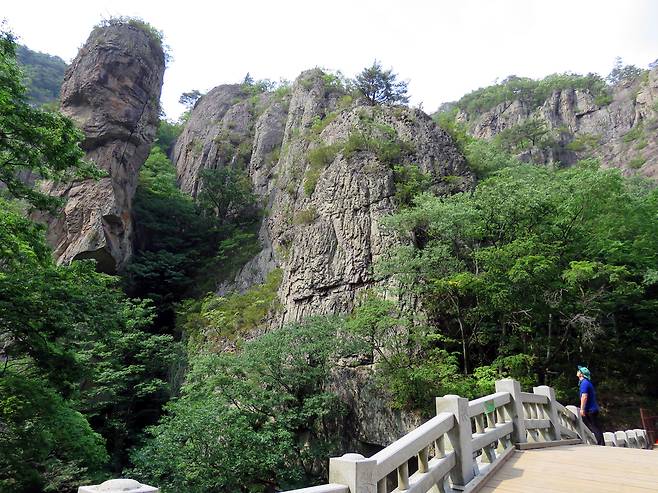 세계지질공원인 청송 주왕산의 주왕계곡[함영훈 기자]