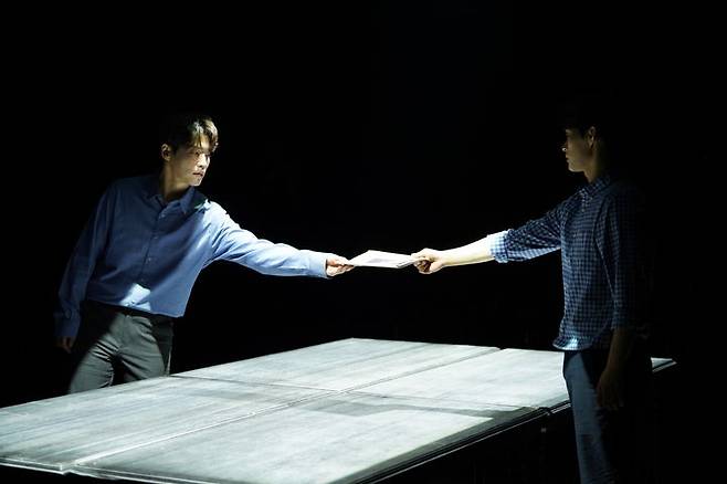 연극 '보도지침' 공연 장면. (사진=할리퀸크리에이션즈 제공) *재판매 및 DB 금지