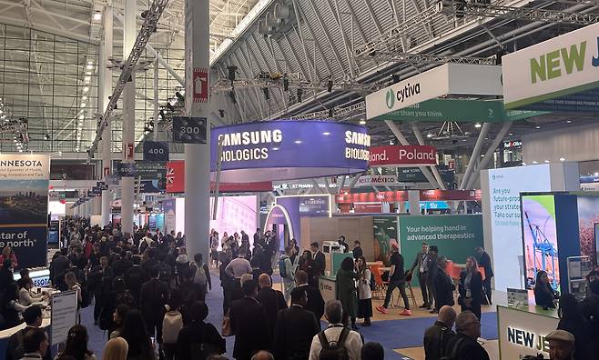 6월16일 미국 보스턴에서 세계 최대 바이오 전시회 ‘2025 바이오 인터내셔널 컨벤션’이 열렸다. ⓒ연합뉴스