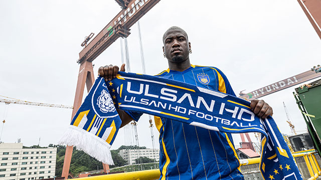 울산 HD에 입단한 말컹. 울산 제공