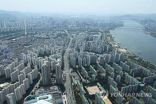 강남·송파 일대 아파트 모습 [연합뉴스 자료사진]