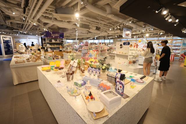 2층에 자리한 디자인 스퀘어 전경. 이재찬 기자 chan@