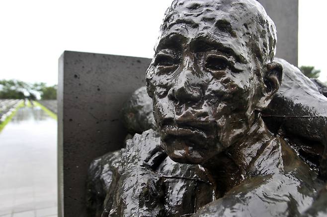 행방불명인 구역에 자리한 설치작품 ⓒ제주의소리