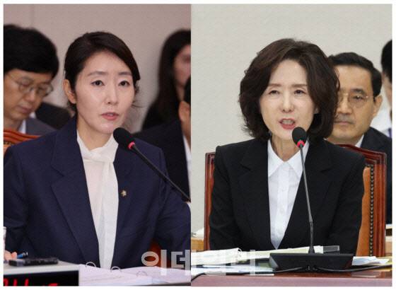 강선우 여성가족부 장관 후보자(왼쪽)와 이진숙 교육부 장관 후보자.(사진=연합뉴스)