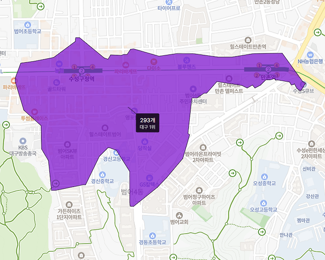099 대구 수성.png 아파트값 높은 대한민국 10대 학군지 ㄷㄷㄷ