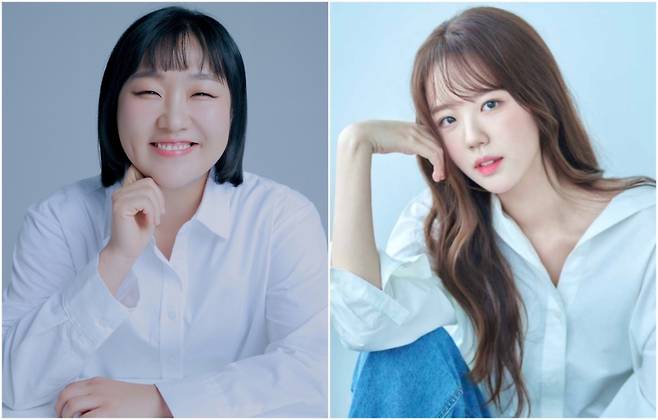 왼쪽부터 이수지, 지예은. (사진=씨피엔터테인먼트 제공)