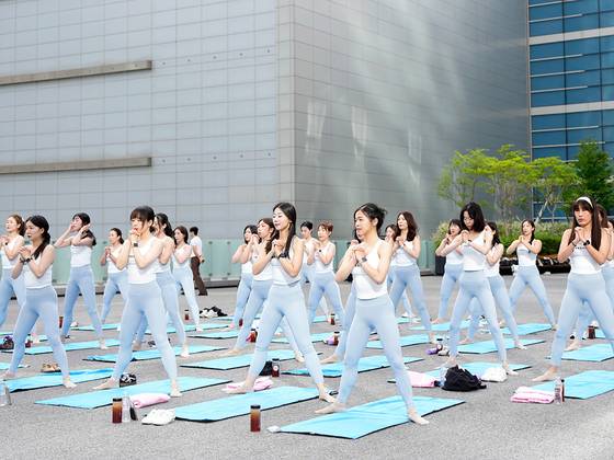 젝시믹스 요가 클래스 '어나더라벨'. 젝시믹스