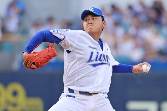 삼성 라이온즈의 왼손 선발투수 이승현. 삼성 제공