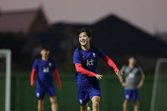 윈드밀풋볼클럽(싸뭇쁘라깐, 태국)/ 2026 FIFA 북중미 월드컵 아시아 2차 예선/ 남자A대표팀/ 훈련/ 정호연/ 사진 정재훈