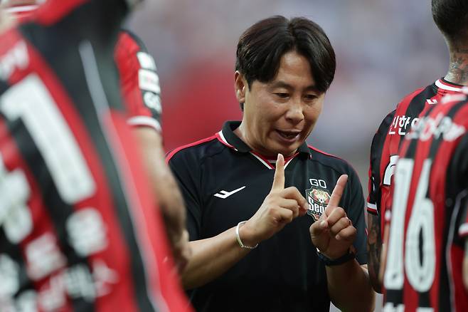 서울월드컵경기장/ K리그1/ FC서울 vs 울산HDFC/ 서울 김기동 감독/ 사진 정재훈