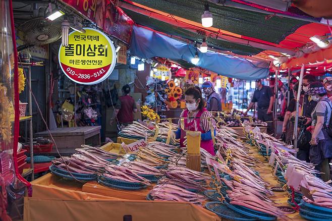 자갈치시장 풍경