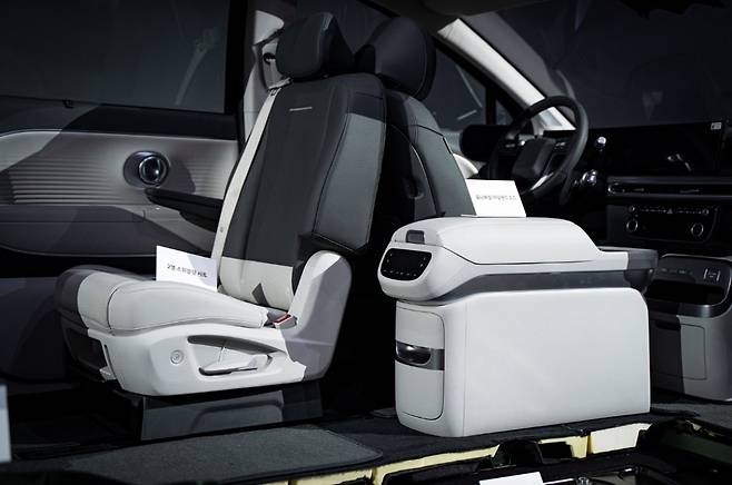 아이오닉9 2열 스위블 시트. 현대트랜시스 제공