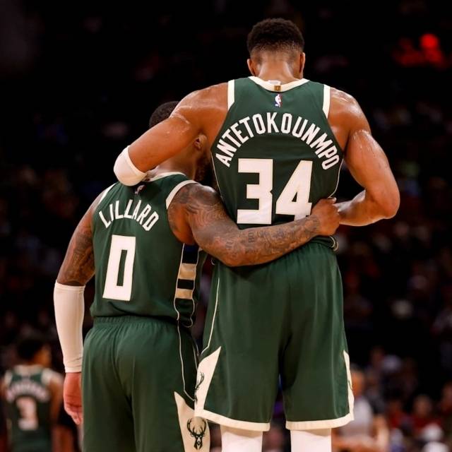 릴라드는 떠났다. 아데토쿤보는 터너라는 동료가 생겼으나 여전히 외롭다. 사진=X