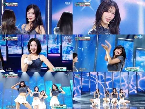 하이키가 청량한 에너지로 음악방송 피날레를 장식했다.