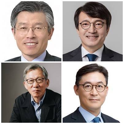 (왼쪽 위부터 시계방향으로) 최동석 인사혁신처장, 김의겸 새만금개발청장, 권대영 금융위원회 부위원장, 유홍준 국립중앙박물관장/사진제공=대통령실