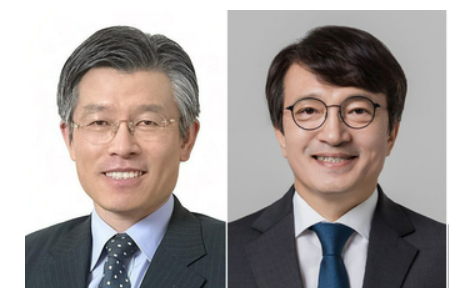 최동석(왼쪽) 인사혁신처장, 김의겸 새만금개발청장. 연합뉴스