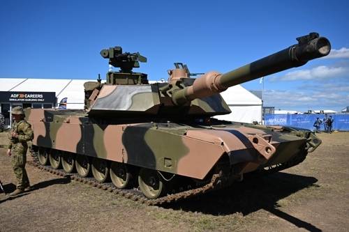 호주군의 에이브럼스 전차 [EPA·연합]