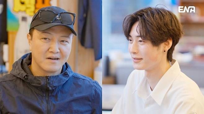 정웅인이 딸의 데이트 현장을 급습했다. ENA 제공