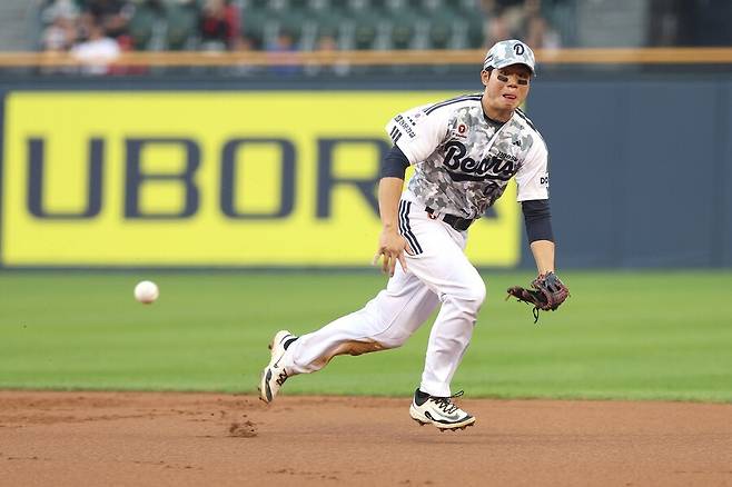 ▲ 오명진 ⓒ두산 베어스