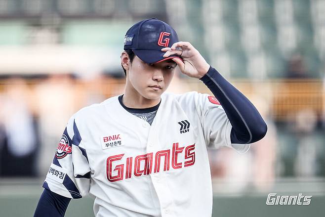 ▲ 홍민기 ⓒ롯데 자이언츠