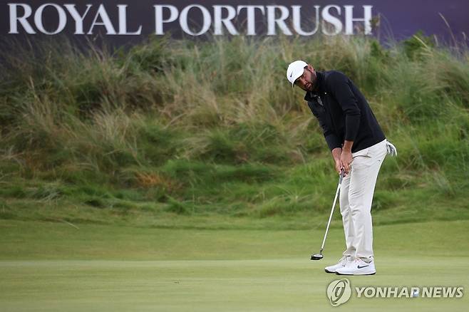 스코티 셰플러의 경기 모습 [AFP=연합뉴스]