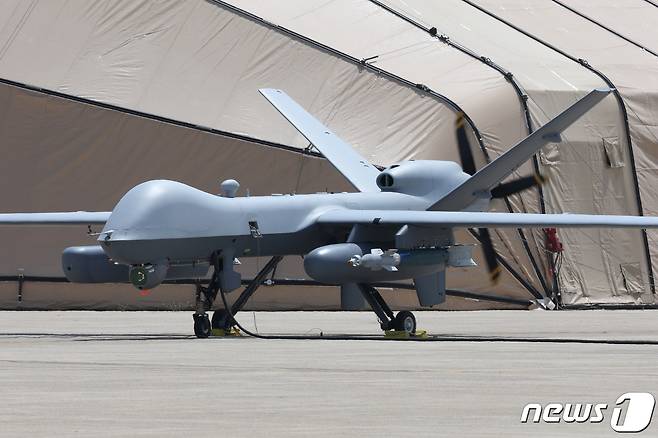 미 공군의 MQ-9 리퍼 무인공격기.(국방일보 제공) 2024.4.19/뉴스1 ⓒ News1 신웅수 기자