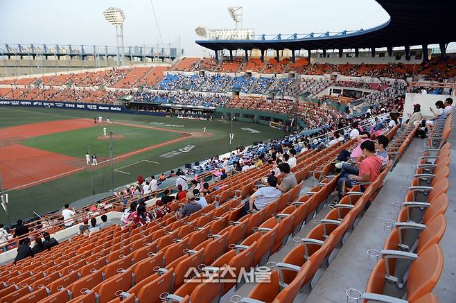 현금을 포함한 트레이드로 뭇매를 맞던 시절 히어로즈가 홈 구장으로 사용하던 목동구장이 텅 비어있다. 사진 | 최승섭기자 thunder@sportsseoul.com