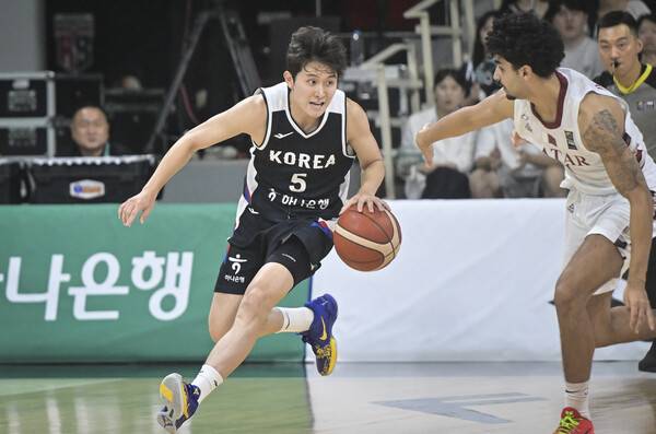 양준석(왼쪽). ⓒ대한민국농구협회