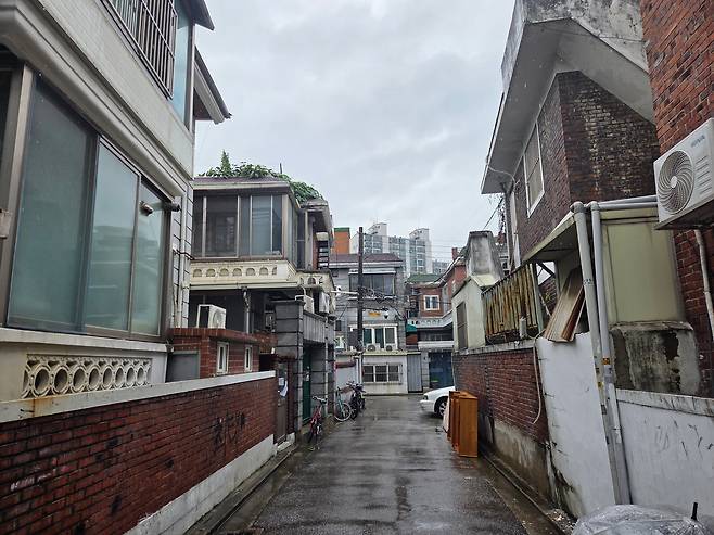 16일 오전 서울 광진구 자양7구역 재건축 정비사업 예정지 일대. /방재혁 기자