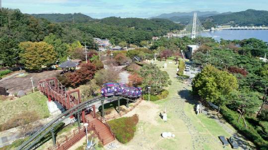 예당호 모노레일 모습.사진=예산군 제공