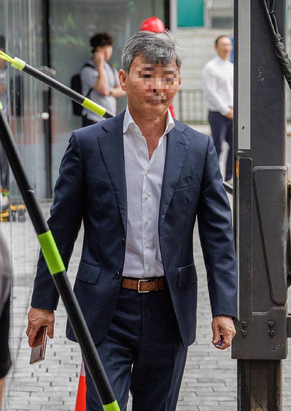 이종호 전 블랙펄인베스트 대표가 21일 서울 종로구 KT광화문빌딩에 마련된 김건희 여사 관련 의혹을 수사 중인 민중기 특별검사팀 사무실에 출석하고 있다. 2025.7.21 [공동취재] [사진=연합뉴스]