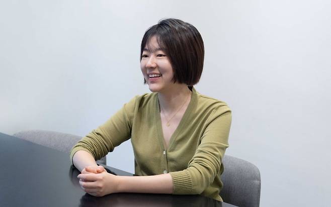 정희연 토스 최고인사책임자(CHRO)가 지난달 한국경제신문과 인터뷰에서 말하고 있다. 토스 제공