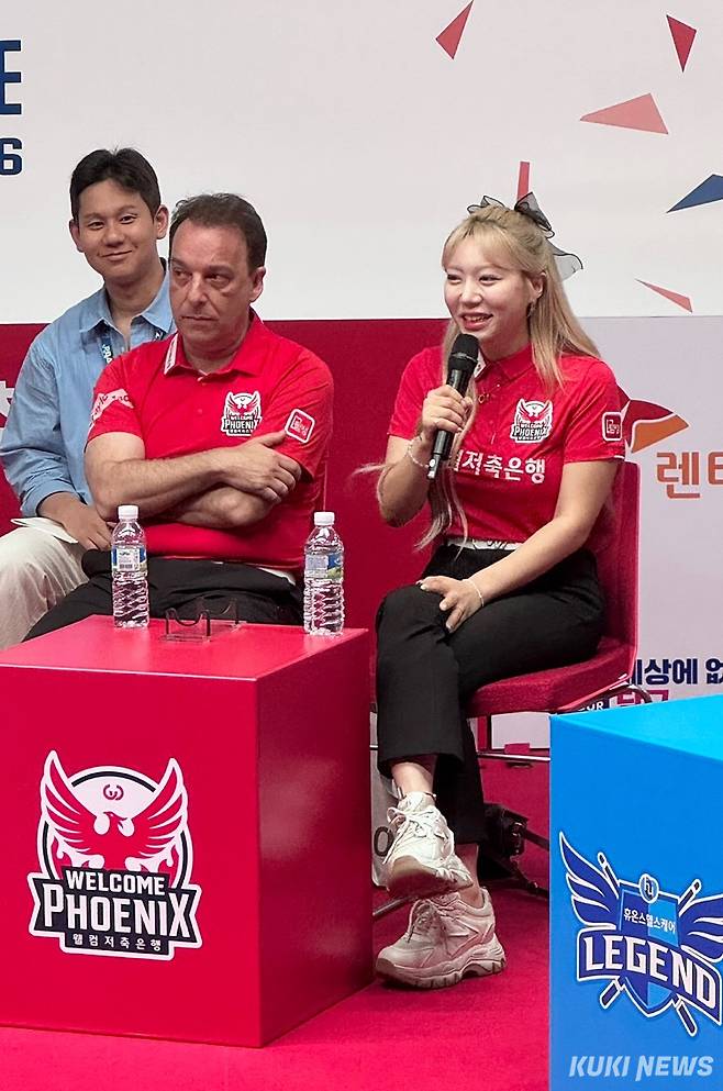 웰컴저축은행 김예은 선수. 이영재 기자