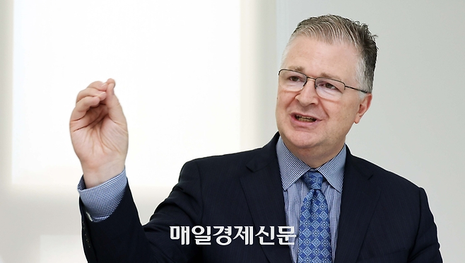 대니얼 크리튼브링크 전 미 동아태차관보 서울 중구 매경미디어센터 2025.7.18 [이승환 기자]