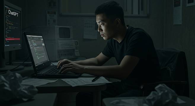 북한 해커 [이미지FX로 만든 가상의 이미지]