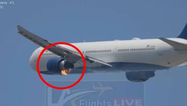 지난 18일 로스앤젤레스(LA) 국제공항에서 출발해 애틀랜타로 향하던 델타항공 446편 보잉 767(사진)의 왼쪽 엔진에서 화재가 발생했다.