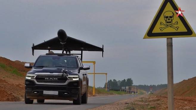 러시아 유력 군사전문채널이 입수해 20일(현지시간) 공개한 알라부가 경제특구 내 게란-2 생산 공장 내부. 2025.7.20 텔레그램