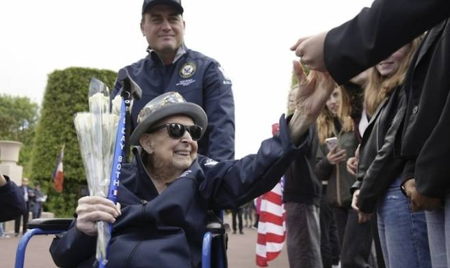 제2차 세계대전 참전용사 ‘파파 제이크’ 제이크 라슨의 생전 모습. AP 연합뉴스