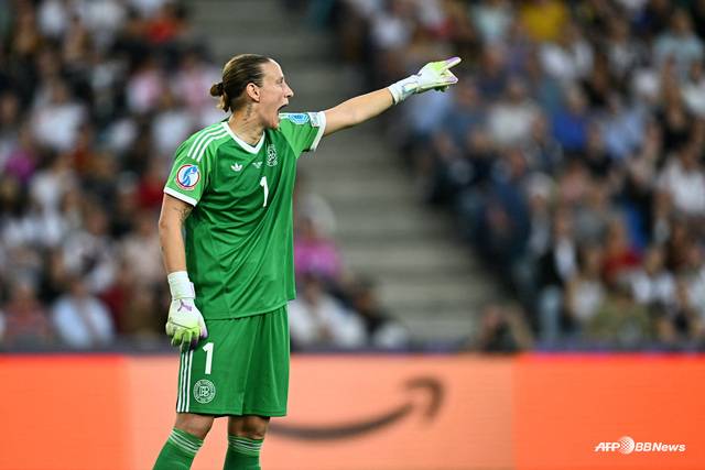 경기에 집중하는 안 카트린 베르거. /AFPBBNews=뉴스1