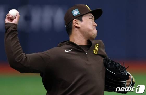 샌디에이고 시절 고우석. /사진=뉴스1 제공